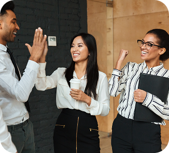 Group study session outdoors